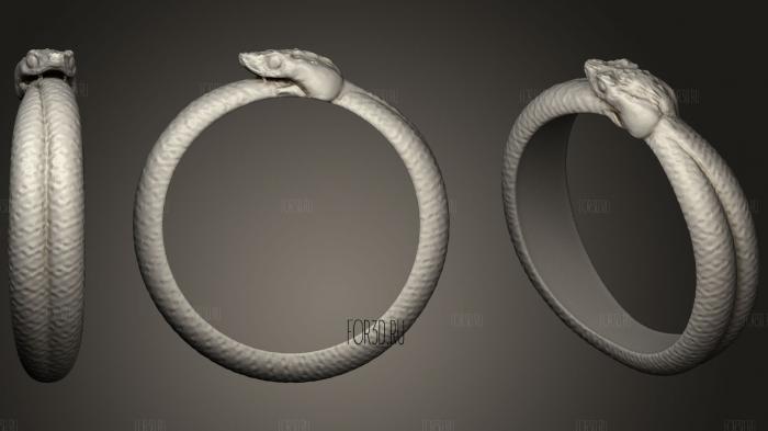 Змеиный ороборос 3d stl модель для ЧПУ